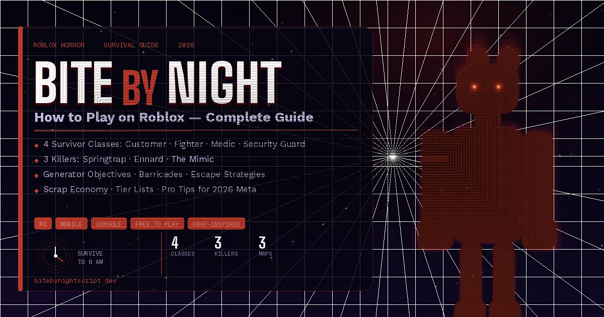 how to play bite by night roblox game